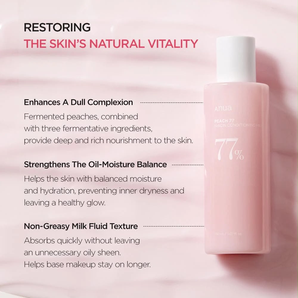Peach 77 Niacin Conditioning Milk