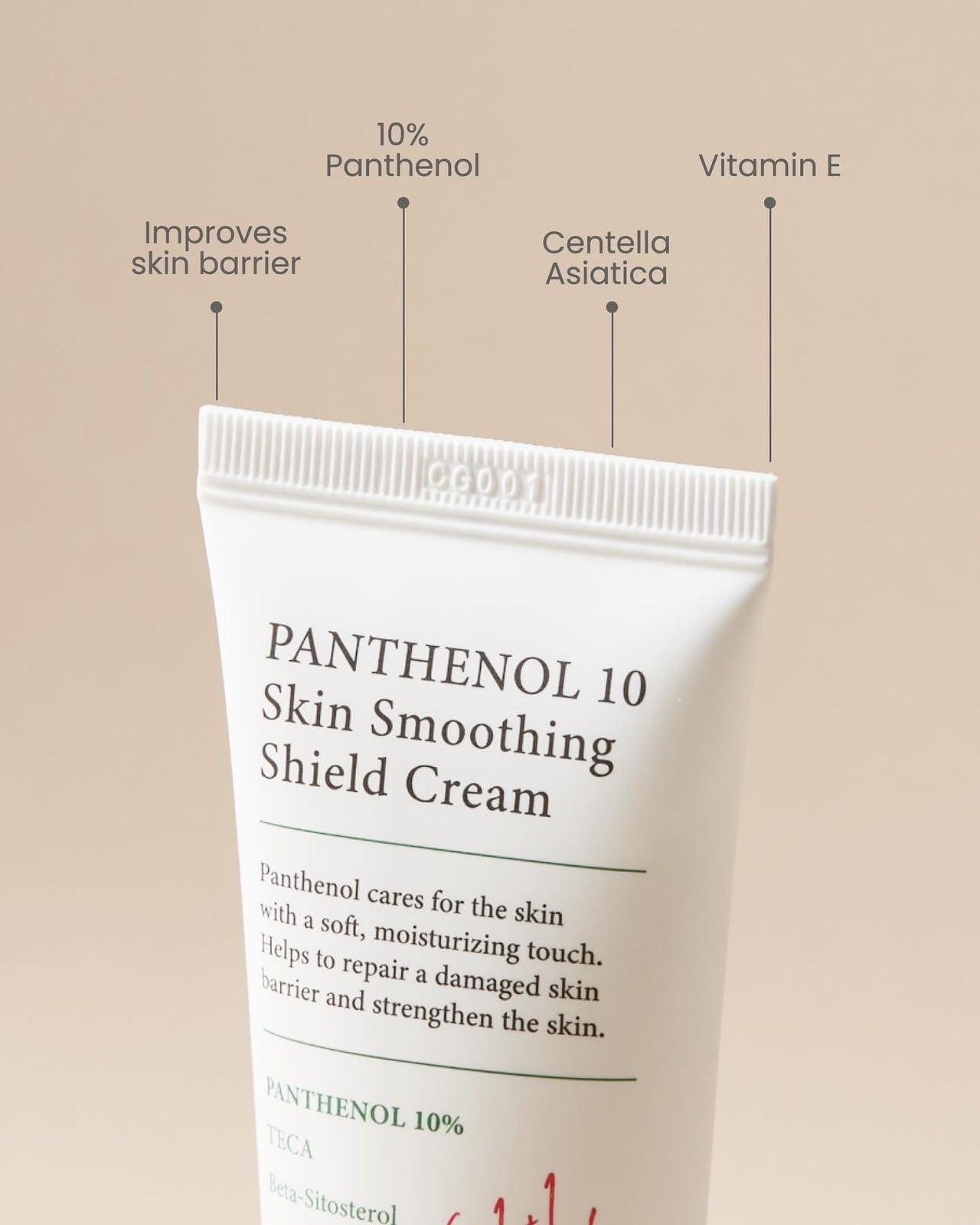 Panthenol 10 Skin Smoothing Shield Cream