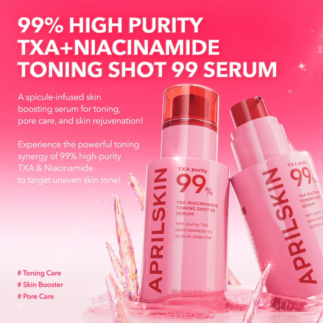 TXA Niacinamide Toning Shot 99 Spicule Serum