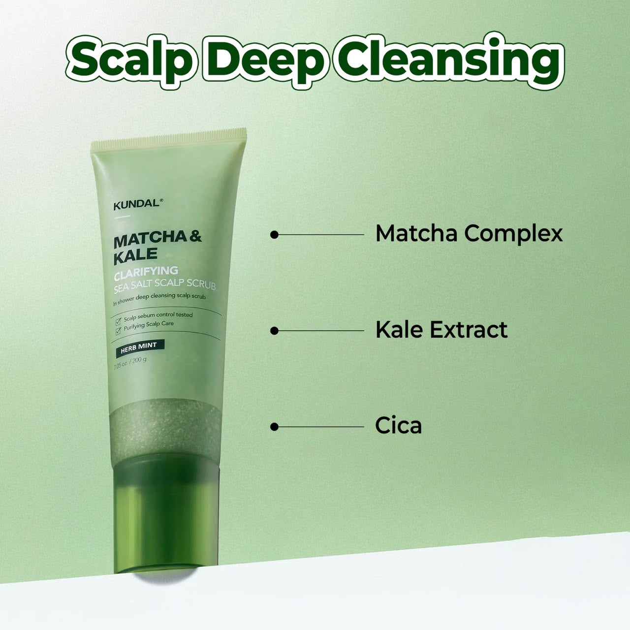 MATCHA & KALE CLARIFYING SEA SALT SCALP SCALER