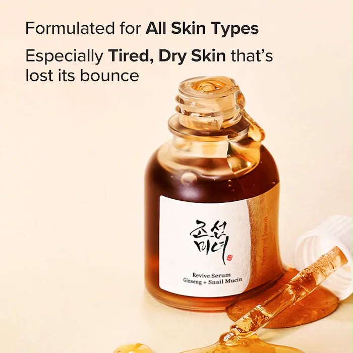 REVIVE SERUM: GINSENG + SNAIL MUCIN