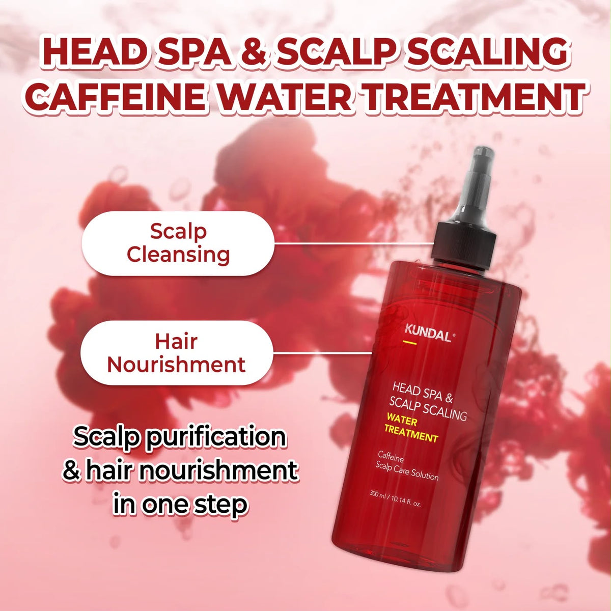 CAFFEINE WATER TREATMENT 300ML - HERB MINT