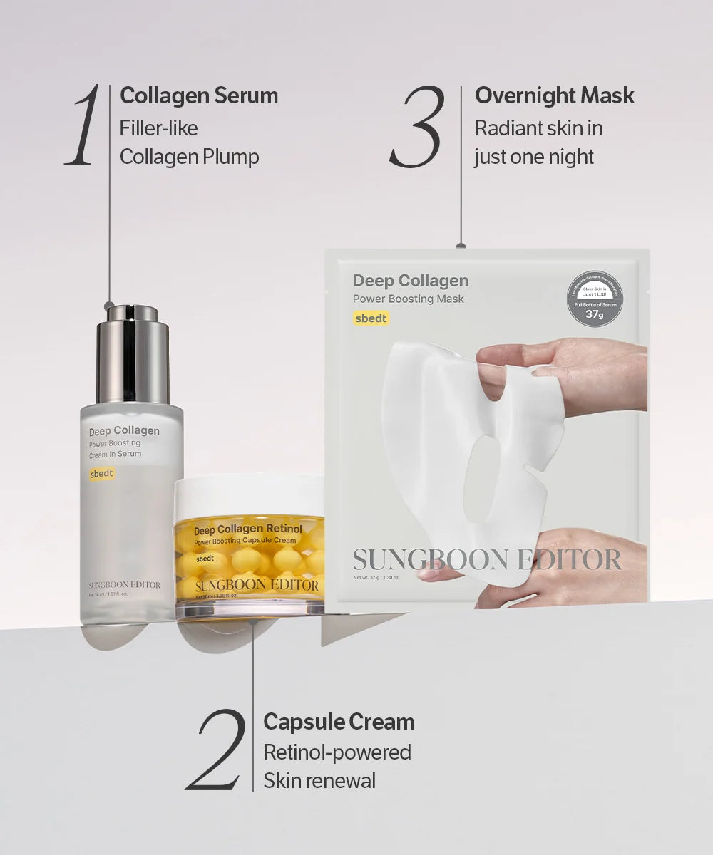 DEEP COLLAGEN ANTI-WRINKLE CREAM IN SERUM