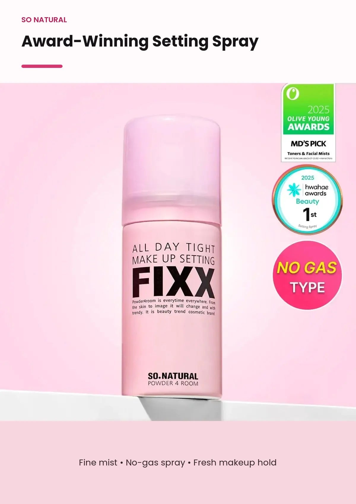ALL DAY TIGHT MAKE UP SETTING FIXX - (4 SIZES)