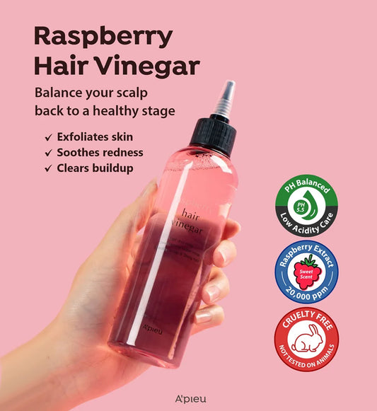 RASPBERRY SCALP VINEGAR HAIR RINSE 200 ML