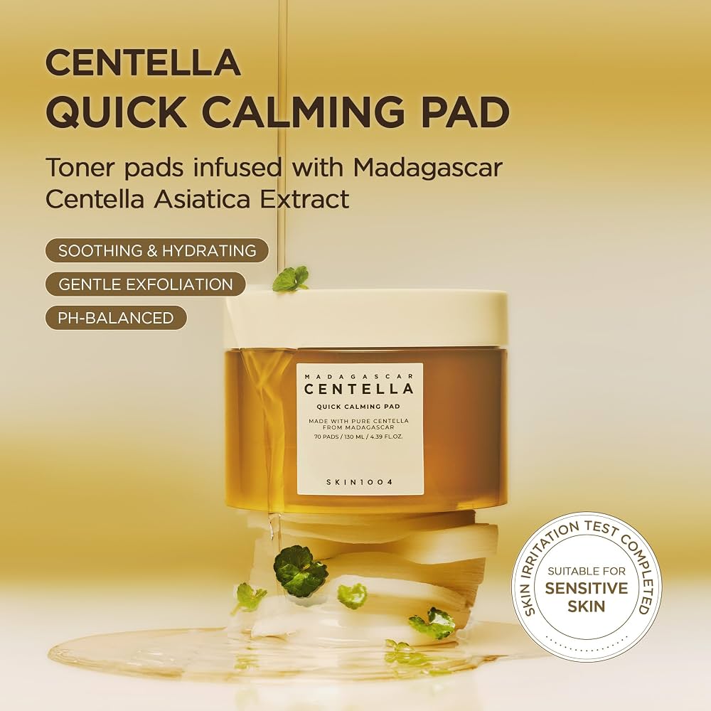 QUICK CALMING PAD SET ( 1 Jar + 70 Pads Sealed Refill)