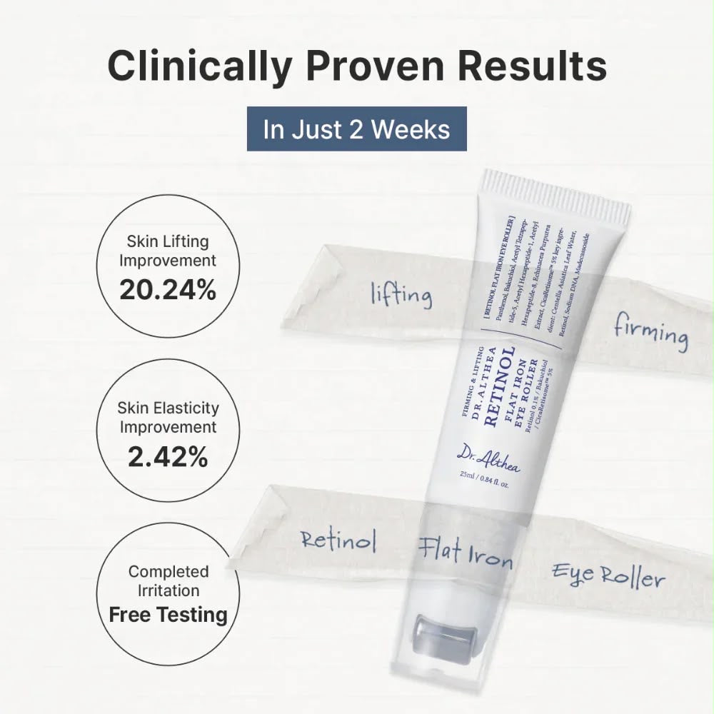RETINOL FLAT IRON EYE ROLLER