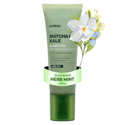 MATCHA & KALE CLARIFYING SEA SALT SCALP SCALER