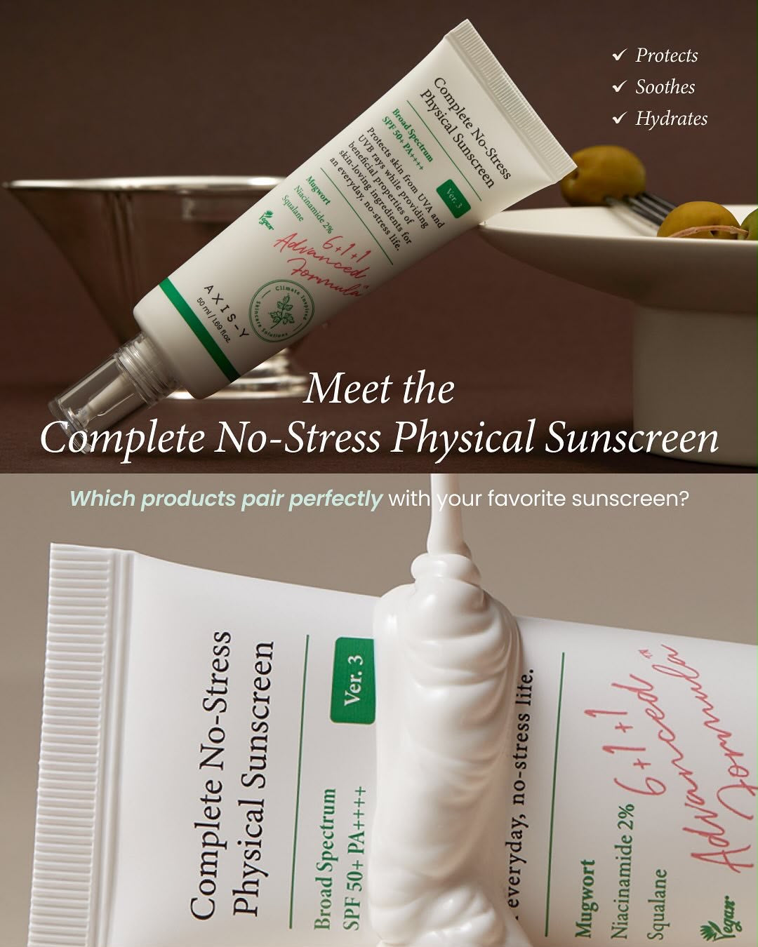 Complete No-Stress Physical Sunscreen (SPF50+/PA++++)