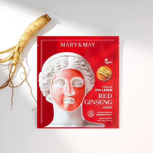 VEGAN COLLAGEN RED GINSENG MASK BOX OF 4 MASKS
