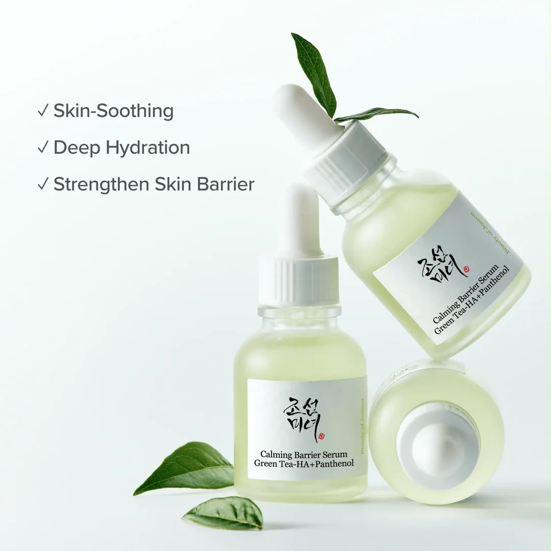 CALMING SERUM : GREEN TEA + PANTHENOL