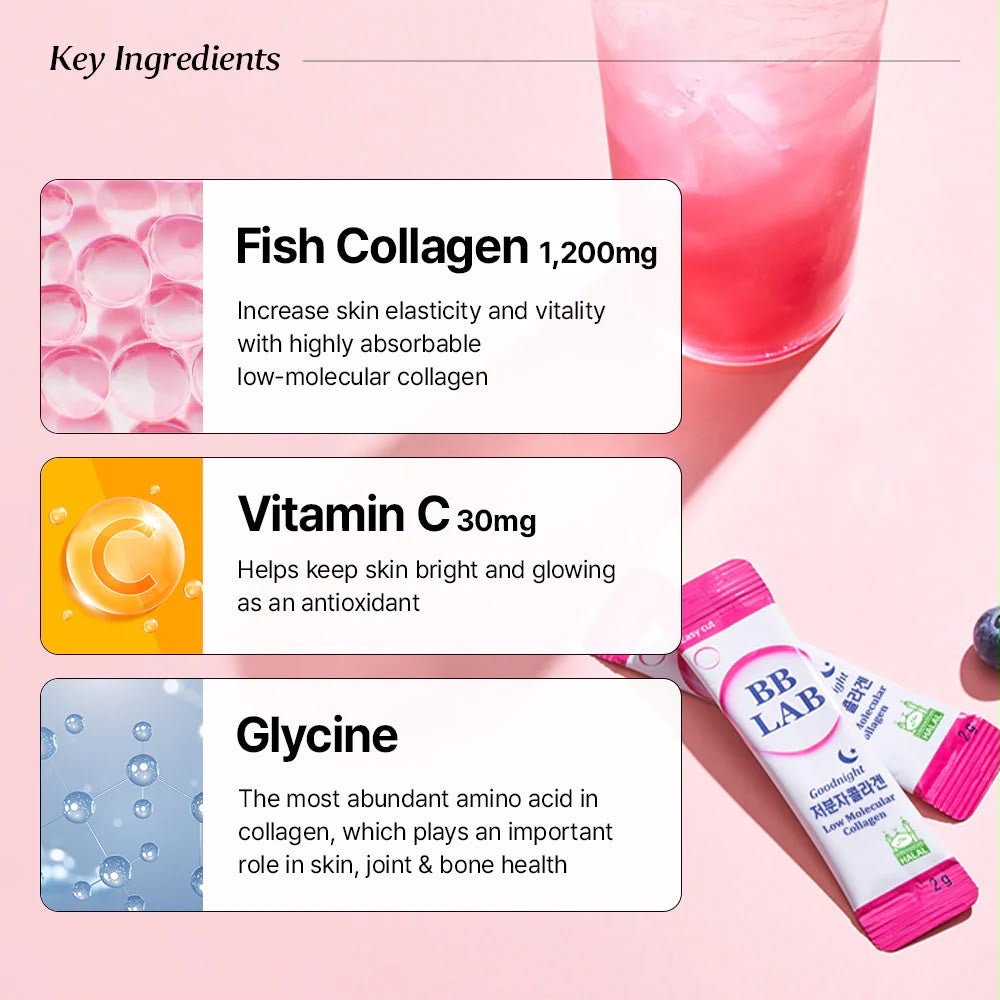 GOOD NIGHT LOW MOLECULAR COLLAGEN - HALAL