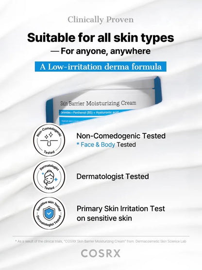 Skin barrier moisturizing cream