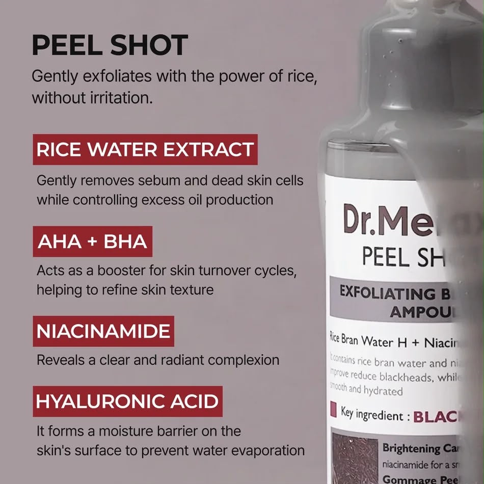 PEEL SHOT EXFOLIATING BLACK RICE AMPOULE