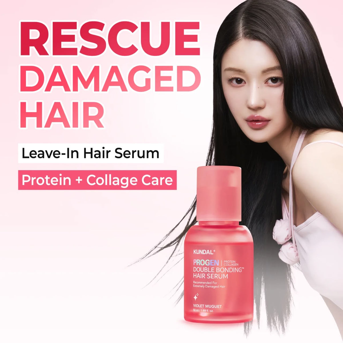PROGEN DOUBLE BONDING HAIR SERUM - VIOLET MUGUET