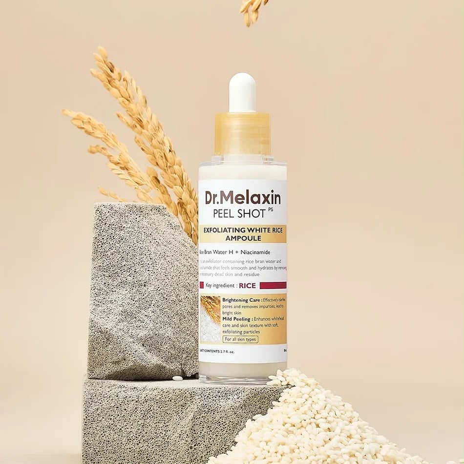 PEEL SHOT GLOW WHITE RICE PEELING AMPOULE