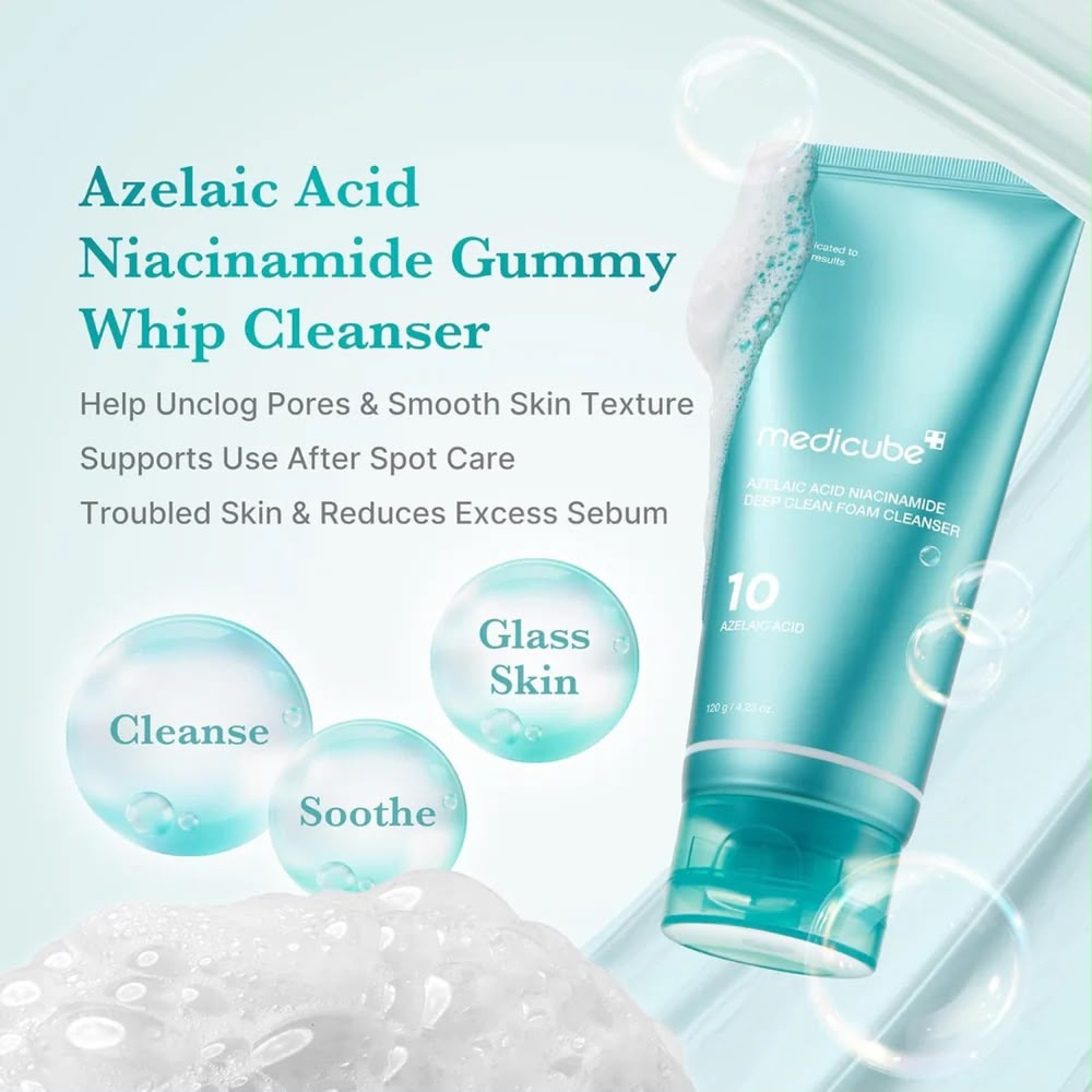 AZELAIC ACID NIACINAMIDE DEEP CLEAN FOAM CLEANSER