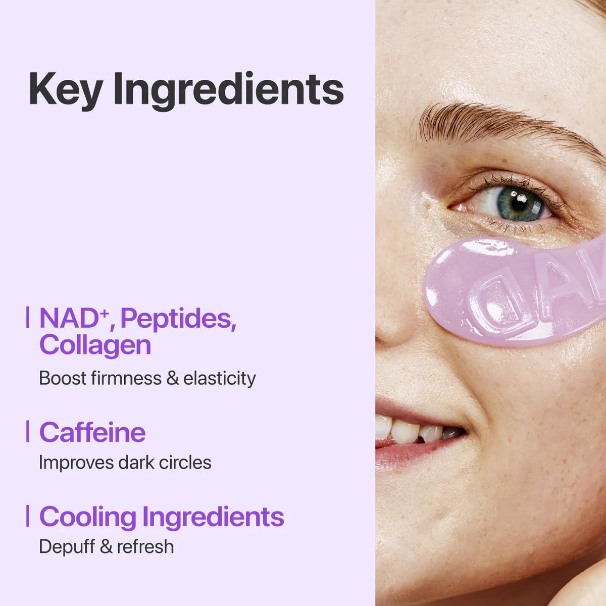 NO.9 EYE PATCHES, NAD+ COLLAGEN