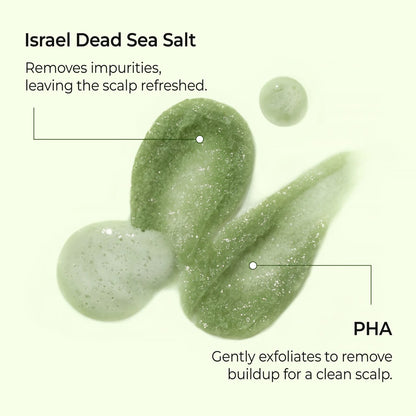 MATCHA & KALE CLARIFYING SEA SALT SCALP SCALER