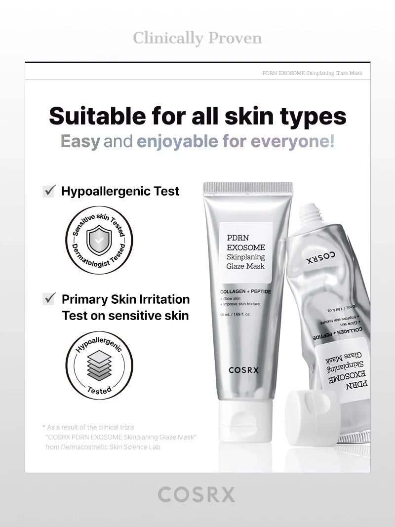 COSRX PDRN EXOSOME Skinplaning Glaze Mask