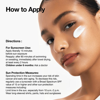 Zero-cast moisturizing finish sunscreen