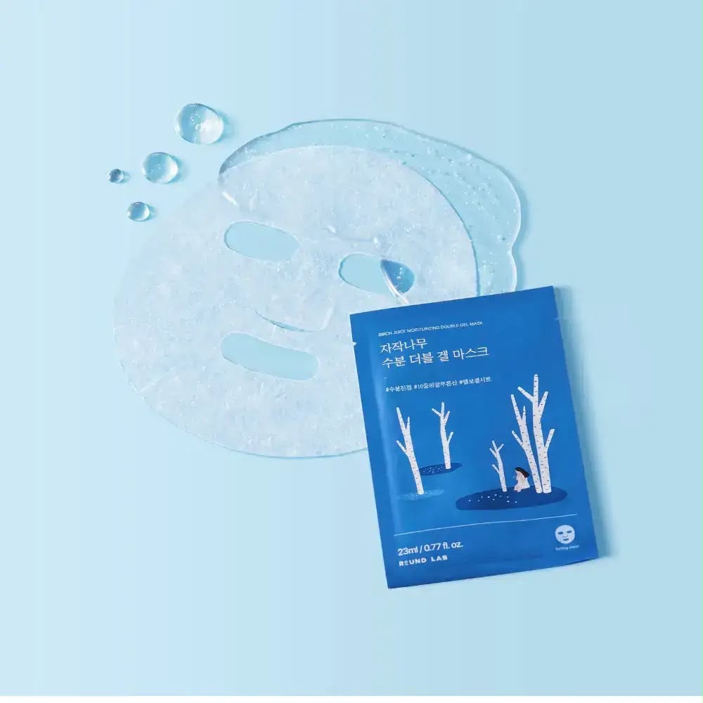 BIRCH JUICE MOISTURIZING DOUBLE GEL MASK 23ML