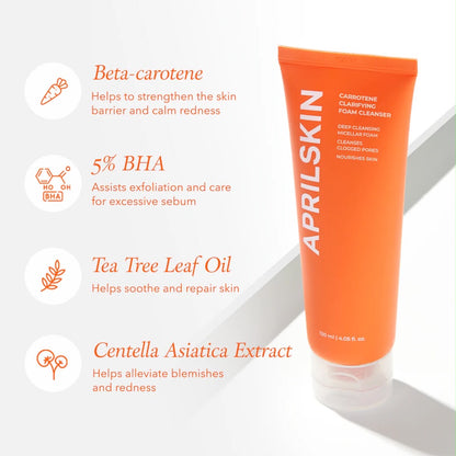 Carrotene Clarifying Foam Cleanser