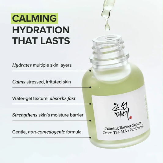 CALMING SERUM : GREEN TEA + PANTHENOL