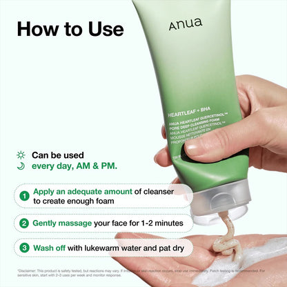 Heartleaf Quercetinol Pore Deep Cleansing Foam