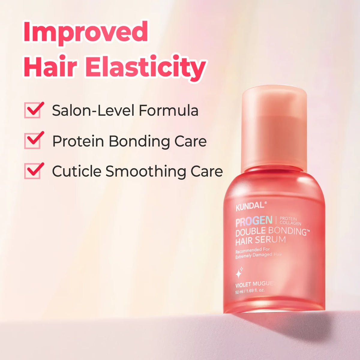 PROGEN DOUBLE BONDING HAIR SERUM - VIOLET MUGUET