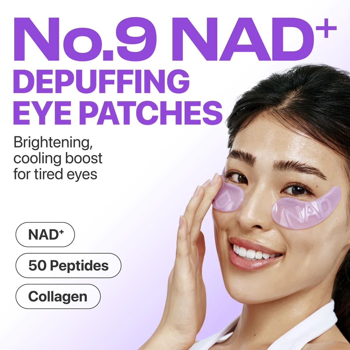 NO.9 EYE PATCHES, NAD+ COLLAGEN
