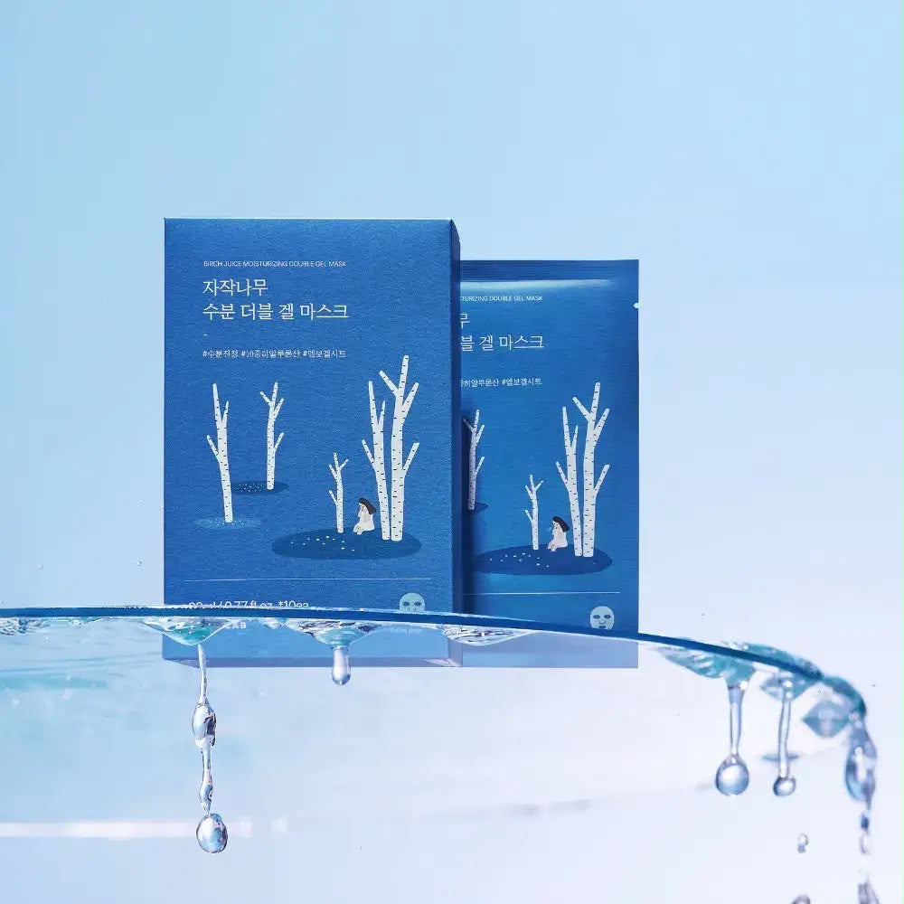 BIRCH JUICE MOISTURIZING DOUBLE GEL MASK 23ML
