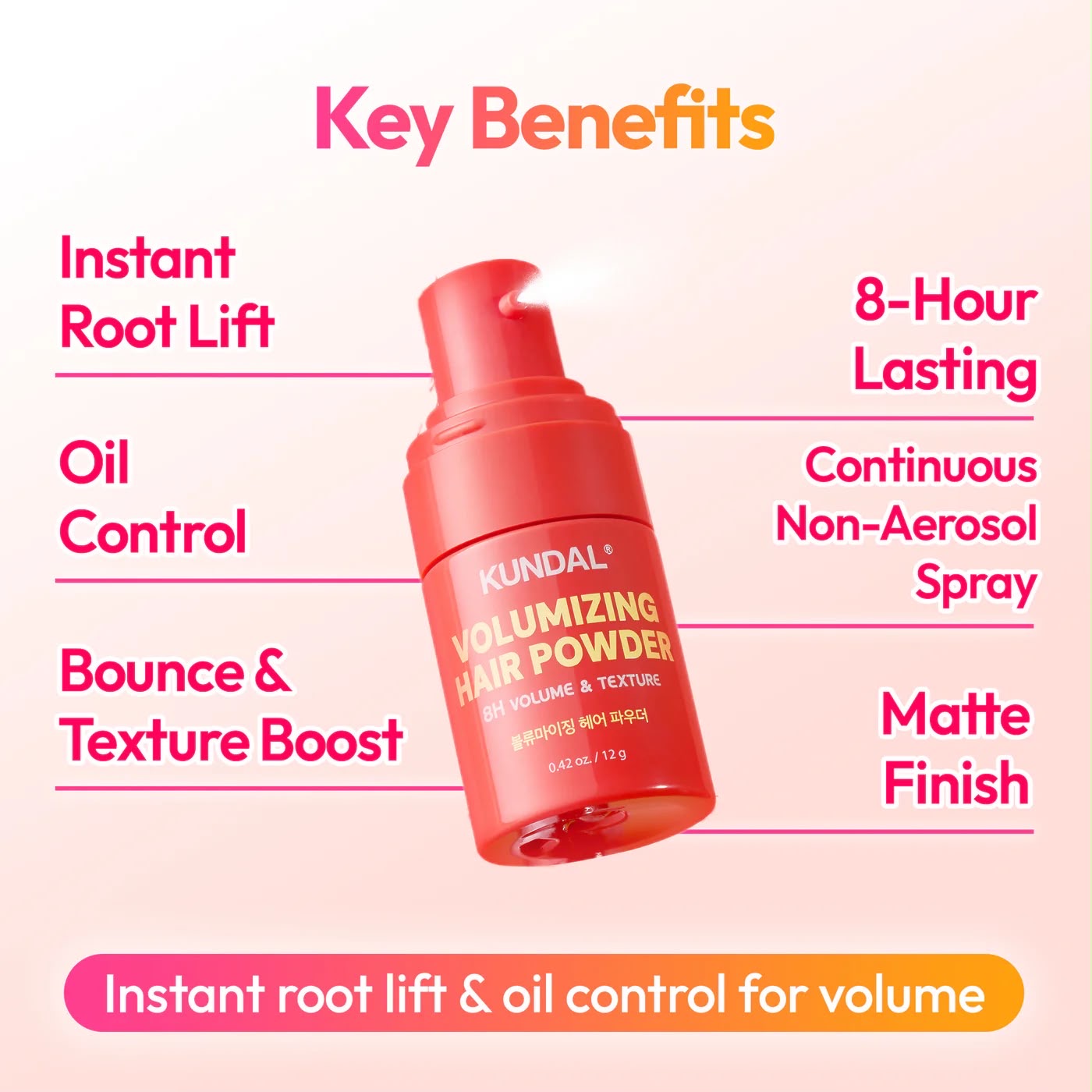 VOLUMIZING HAIR POWDER 12G - VANILLA PISTACHIO