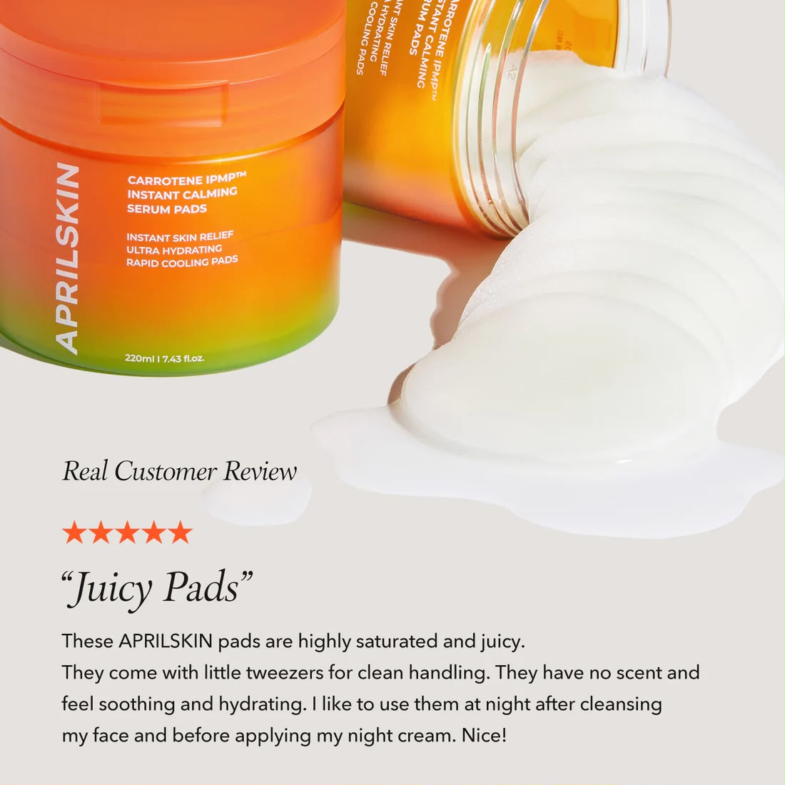 CARROTENE IPMP™️ INSTANT CALMING SERUM PADS