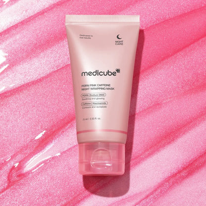 PDRN PINK CAFFEINE NIGHT WRAPPING MASK