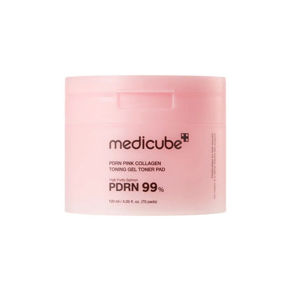 PDRN PINK COLLAGEN TONING GEL TONER PAD
