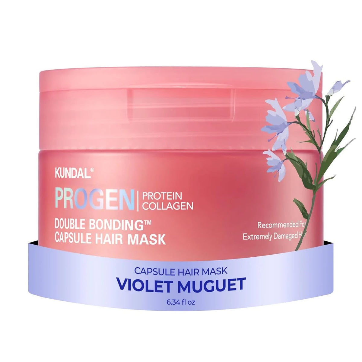 PROGEN DOUBLE BONDING CAPSULE HAIR MASK – VIOLET MUGUET