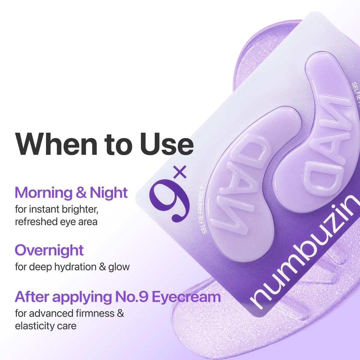NO.9 EYE PATCHES, NAD+ COLLAGEN