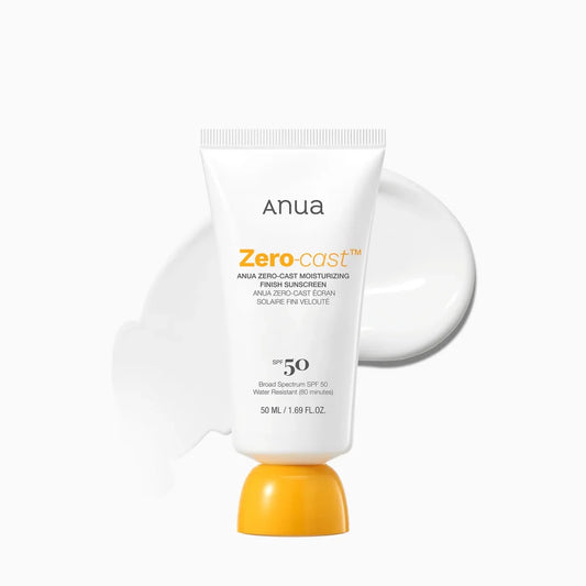 Zero-cast moisturizing finish sunscreen