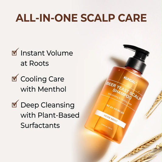 KUNDAL BEER YEAST SCALP SHAMPOO