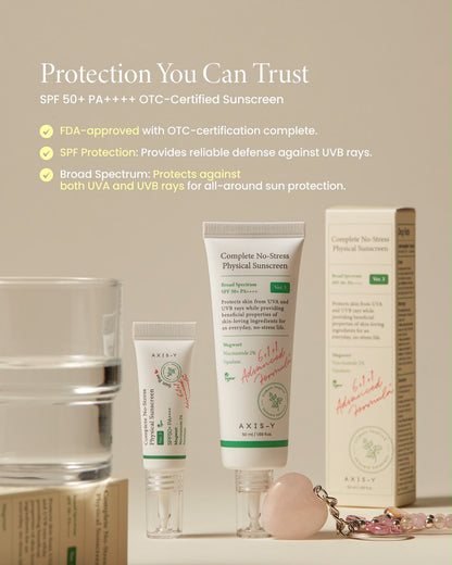 Complete No-Stress Physical Sunscreen (SPF50+/PA++++)