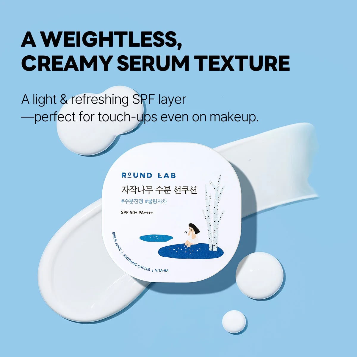 BIRCH MOISTURIZING SUN CUSHION SPF 50+, PA++++