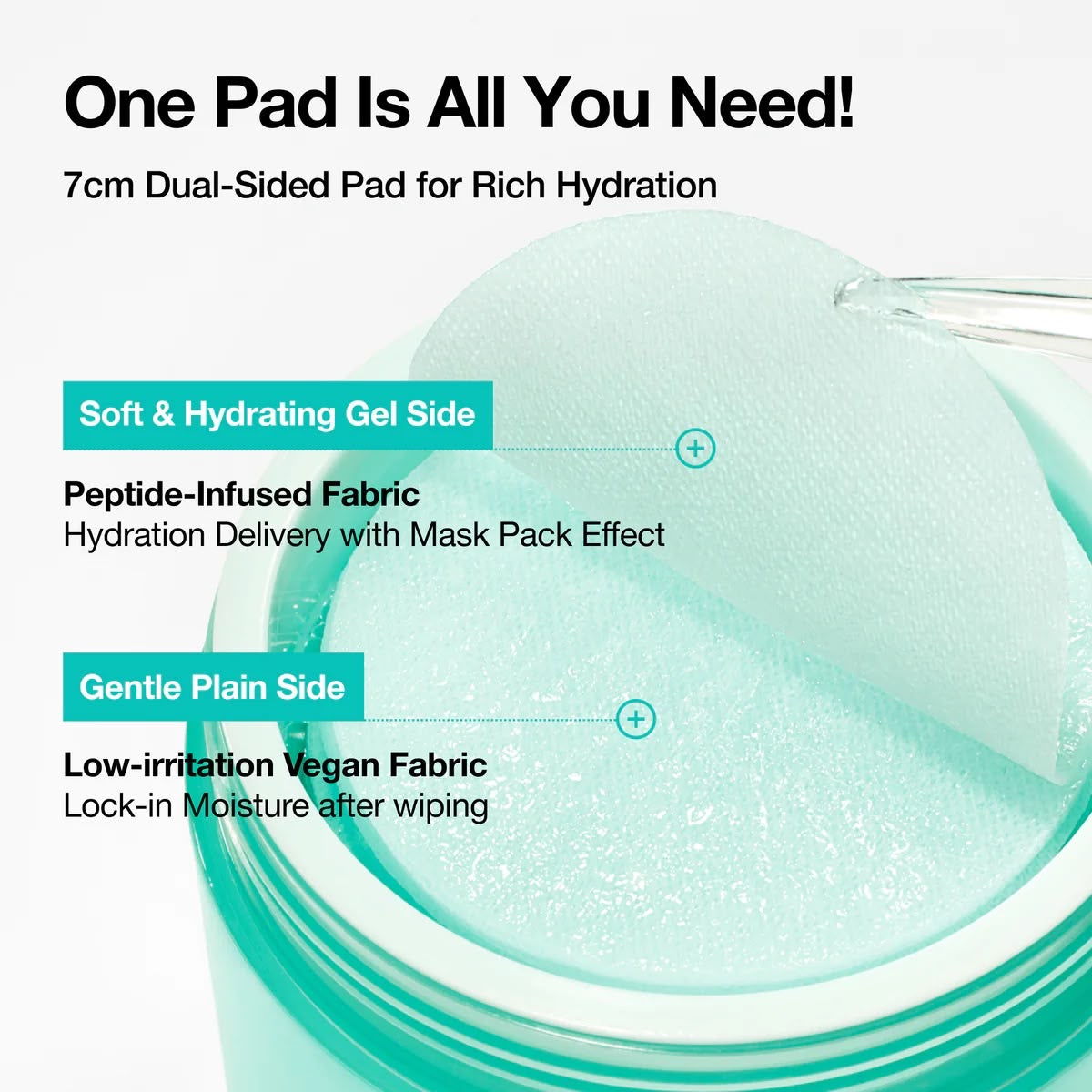 PDRN 100 Hyaluronic Acid Glow Pad