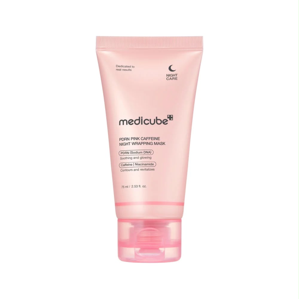 PDRN PINK CAFFEINE NIGHT WRAPPING MASK