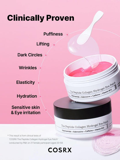 THE PEPTIDE COLLAGEN HYDROGEL EYE PATCH