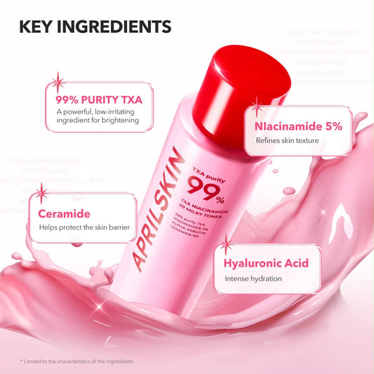 TXA NIACINAMIDE TONING SHOT 99 MILKY TONER