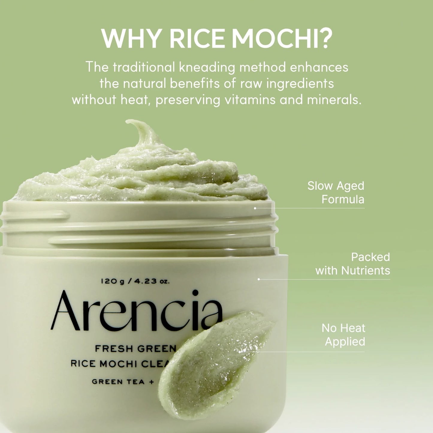 Fresh Green Rice Mochi Cleanser
