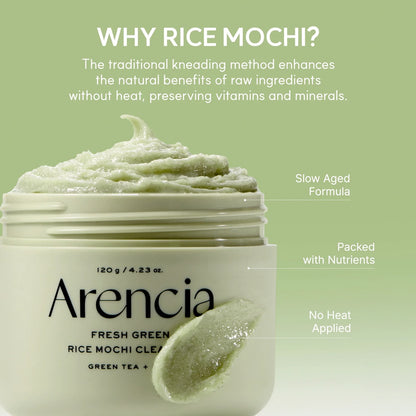 Fresh Green Rice Mochi Cleanser