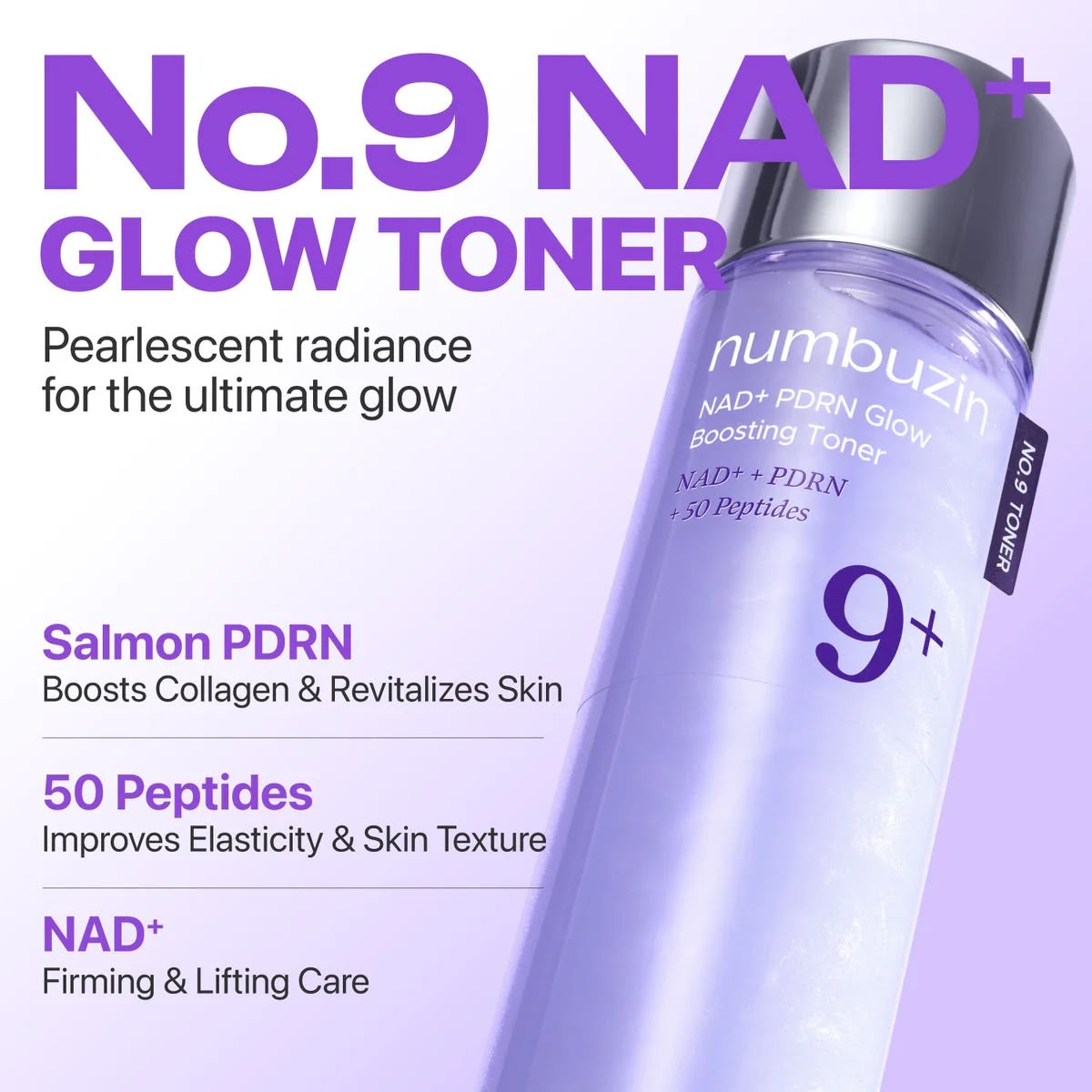 No.9 NAD PDRN Glow Boosting Toner