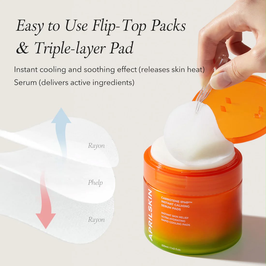 CARROTENE IPMP™️ INSTANT CALMING SERUM PADS